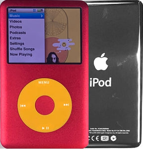 New Apple iPod Classic 6th & 7th Generation Red / Yellow / Red