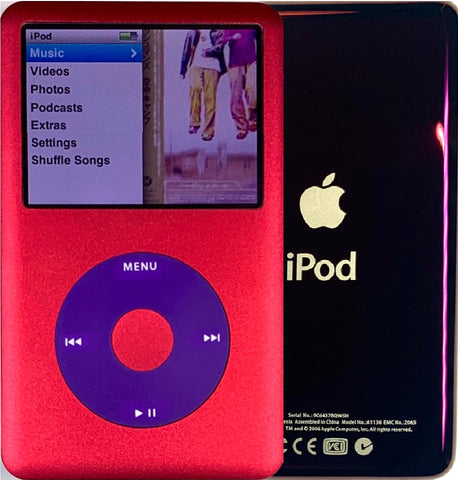 New Apple iPod Classic 6th & 7th Generation Red / Purple / Red (Wine)