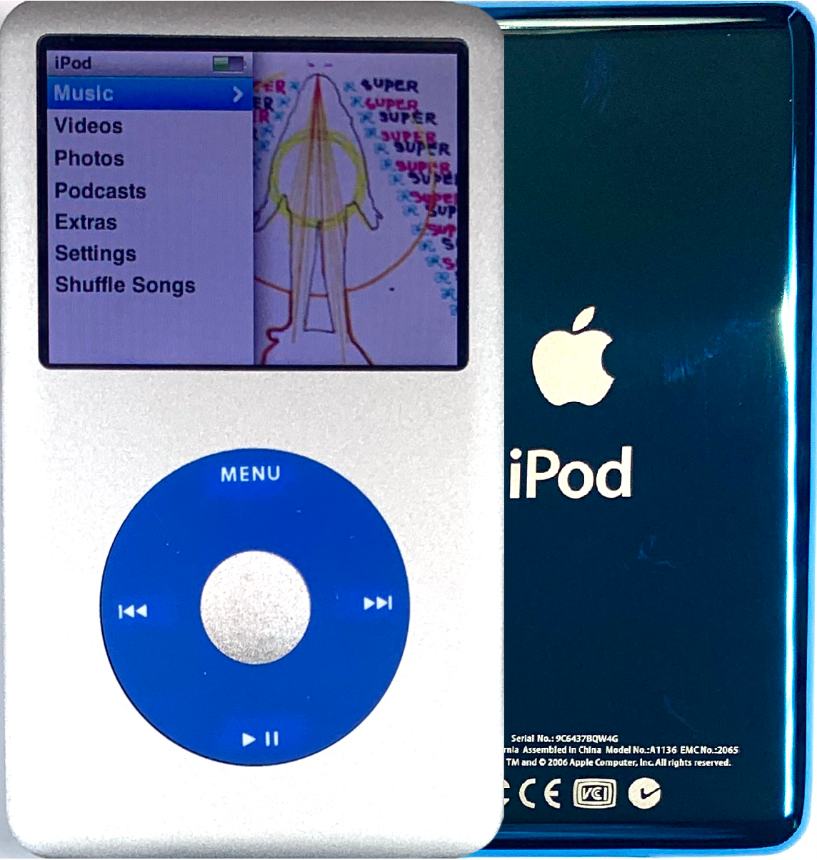 【最終価格】Apple iPod Classic 80GB Elite Obsolete Electronics New iPod Classic Black Gray Red