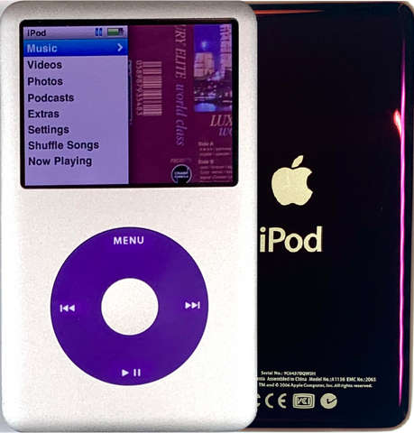 New Apple iPod Classic 6th & 7th Generation Silver / Purple / Silver (Wine)