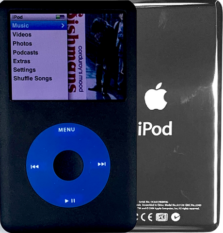 New Apple iPod Classic 6th & 7th Generation Black / Blue / Black
