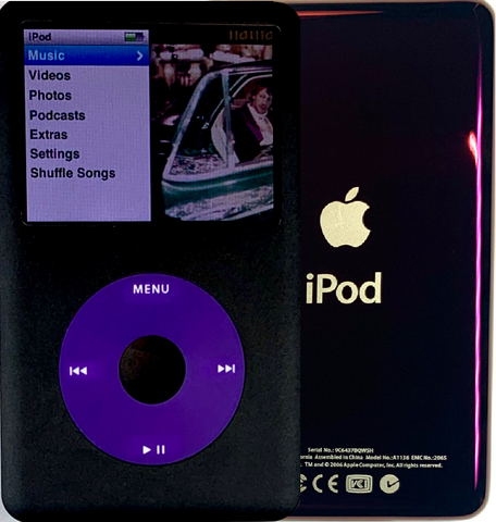 New Apple iPod Classic 6th & 7th Generation Black / Purple / Black (Wine)