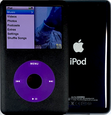 New Apple iPod Classic 6th & 7th Generation Black / Purple / Black (Black)