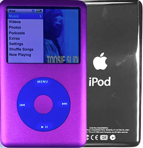 New Apple iPod Classic 6th & 7th Generation Purple / Blue / Purple