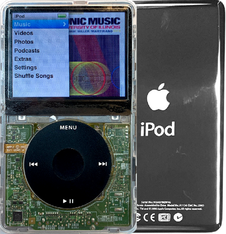 New Apple iPod Classic 6th & 7th Generation Transparent / Black / Black