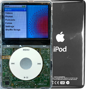 New Apple iPod Classic 6th & 7th Generation Transparent / White / Silver