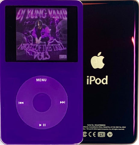 New Apple iPod Video Classic 5th & 5.5 Enhanced Purple / Purple / Purple (Wine)