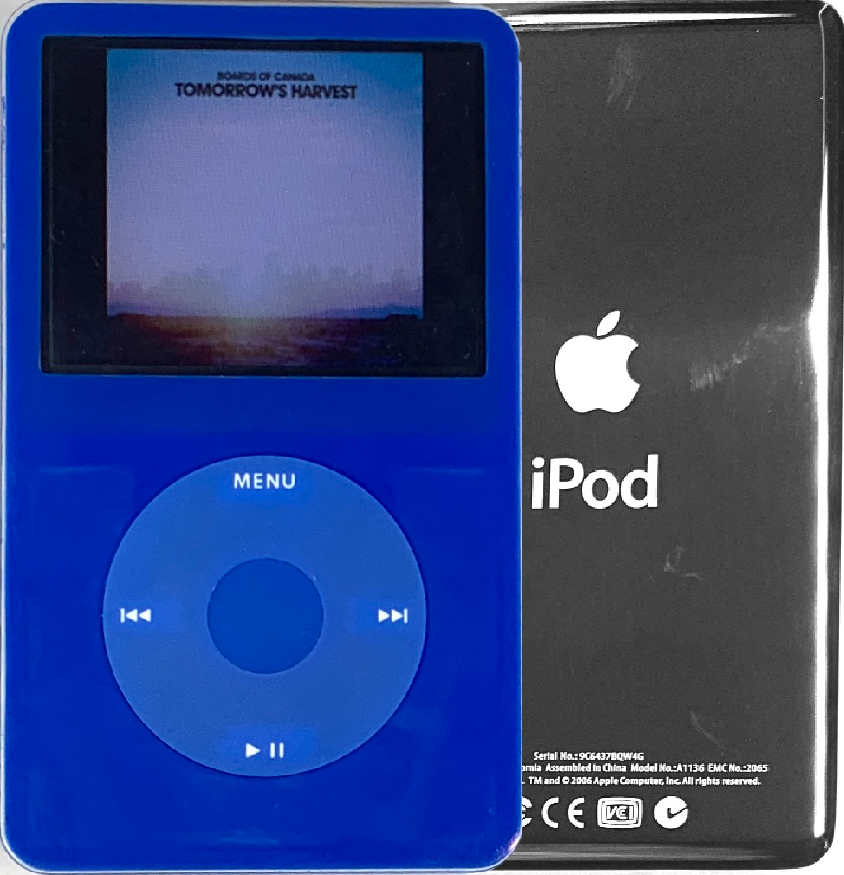 New Apple iPod Video Classic 5th & 5.5 Enhanced Blue / Blue / Blue