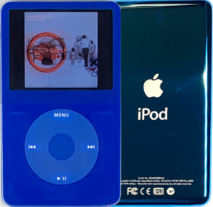 New Apple iPod Video Classic 5th & 5.5 Enhanced Blue / Blue / Blue (Aqua)