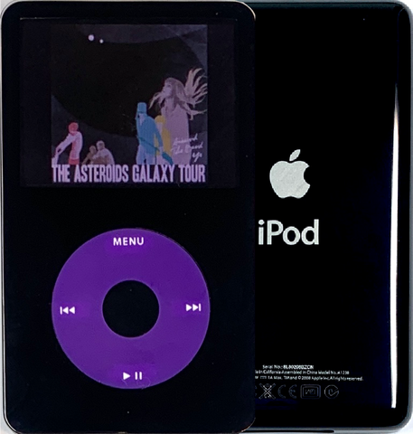 New Apple iPod Video Classic 5th & 5.5 Enhanced Black / Purple / Black (Black)
