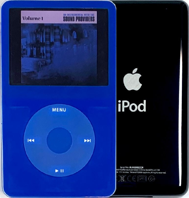 New Apple iPod Video Classic 5th & 5.5 Enhanced Blue / Blue / Blue (Black)