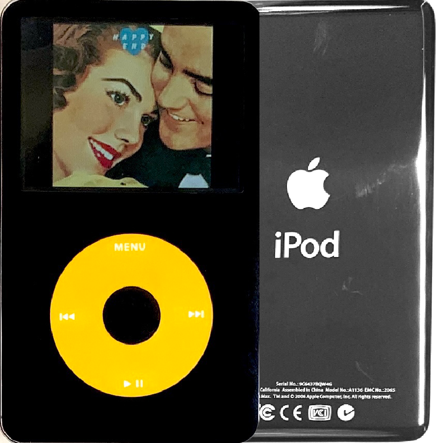 New Apple iPod Video Classic 5th & 5.5 Enhanced Black / Yellow / Black
