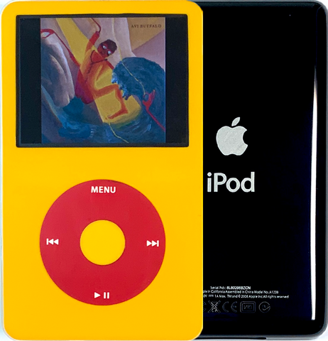 New Apple iPod Video Classic 5th & 5.5 Enhanced Yellow / Red / Yellow (Black)