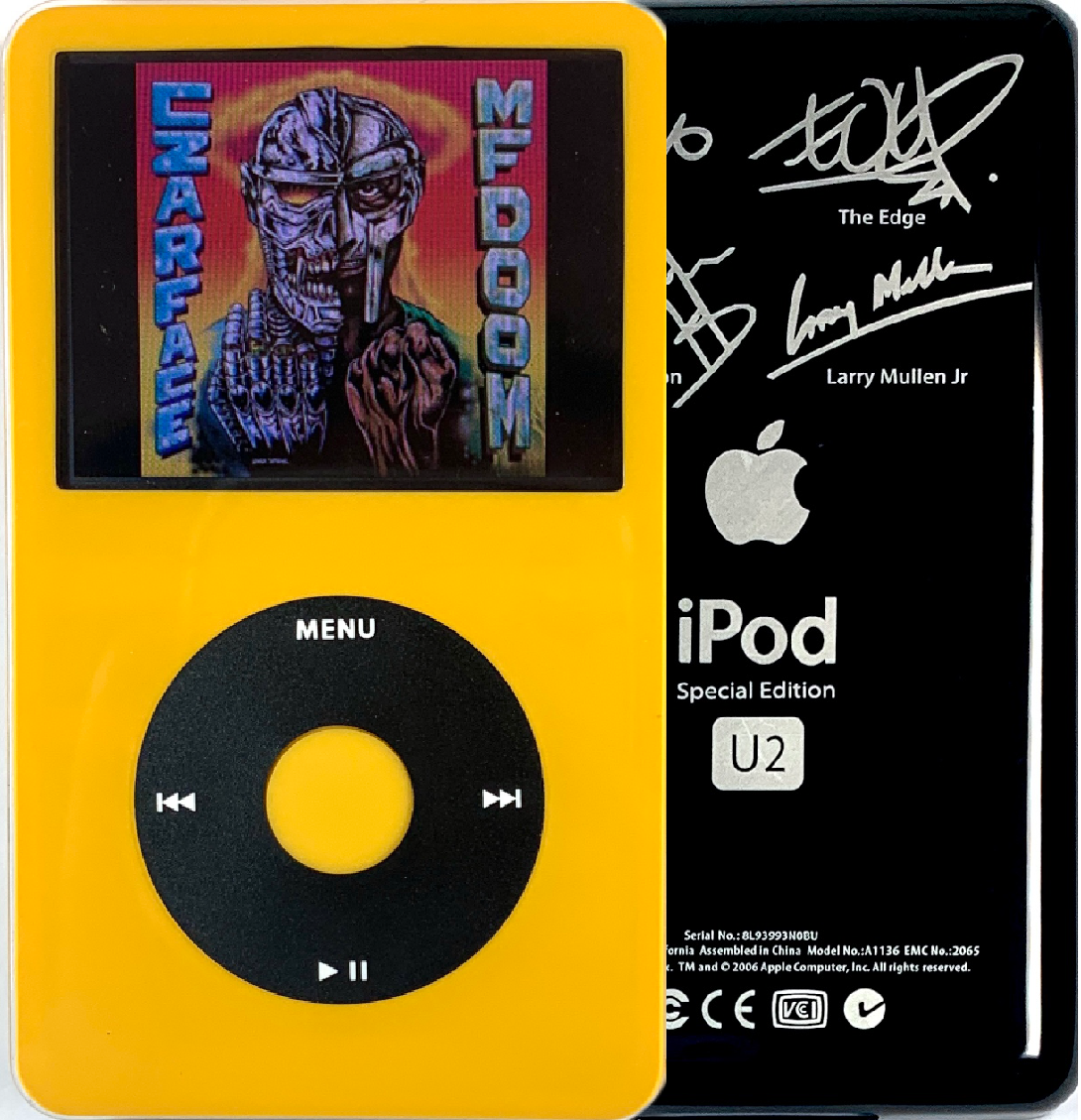 New Apple iPod Video Classic 5th & 5.5 Enhanced Yellow / Black / Yellow (U2 Special Edition Black)