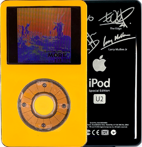 New Apple iPod Video Classic 5th & 5.5 Enhanced Yellow / Transparent / Yellow (U2 Special Edition Black)