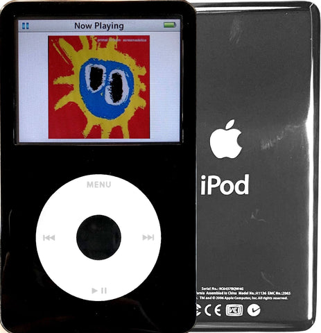 New Apple iPod Video Classic 5th & 5.5 Enhanced Black / White / Black