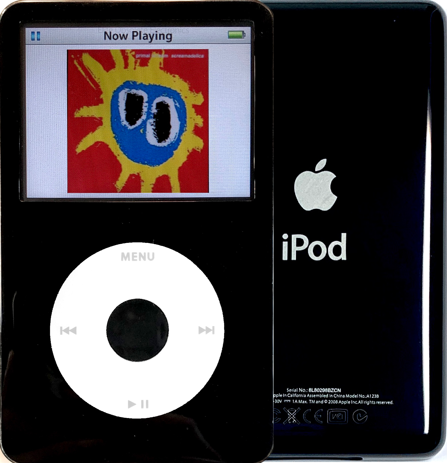 New Apple iPod Video Classic 5th & 5.5 Enhanced Black / White / Black (Black)