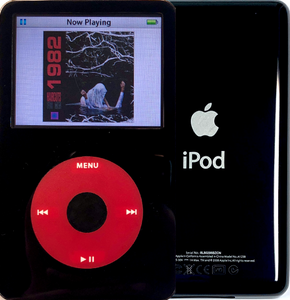 New Apple iPod Video Classic 5th & 5.5 Enhanced Black / Red / Black (Black)