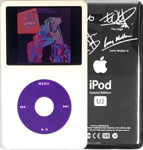 New Apple iPod Video Classic 5th & 5.5 Enhanced White / Purple / White (U2 Special Edition Silver)