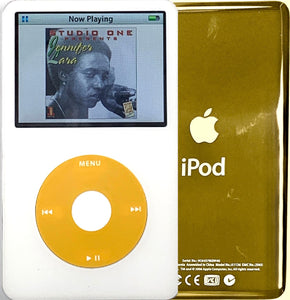 New Apple iPod Video Classic 5th & 5.5 Enhanced White / Yellow / White (Gold)