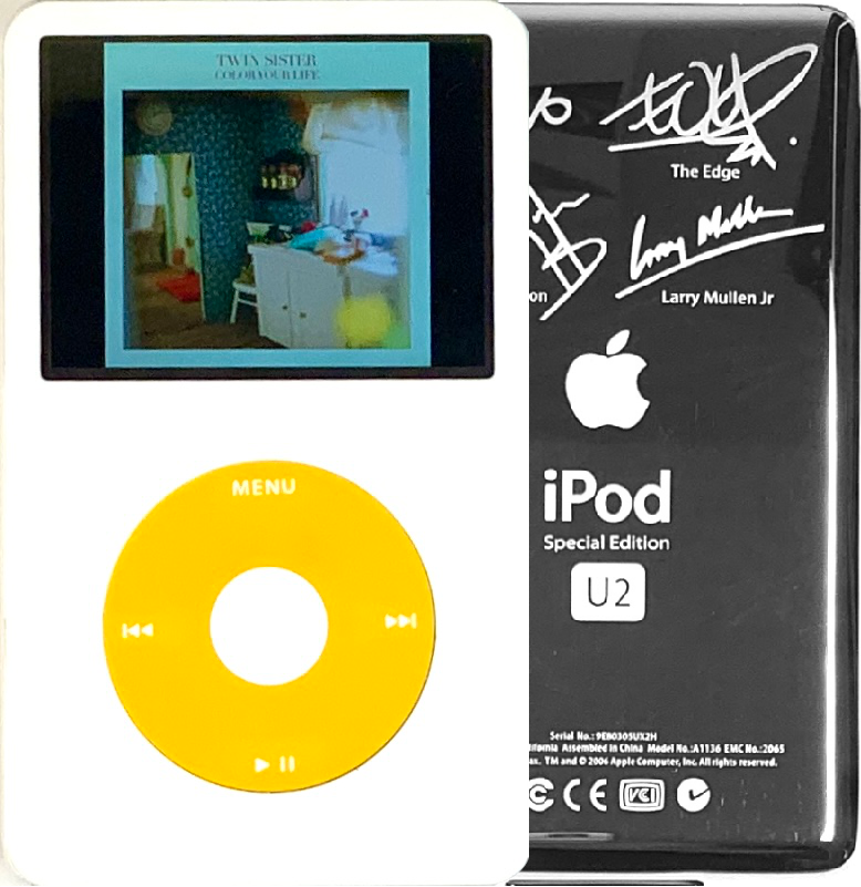 New Apple iPod Video Classic 5th & 5.5 Enhanced White / Yellow / White (U2 Special Edition Silver)