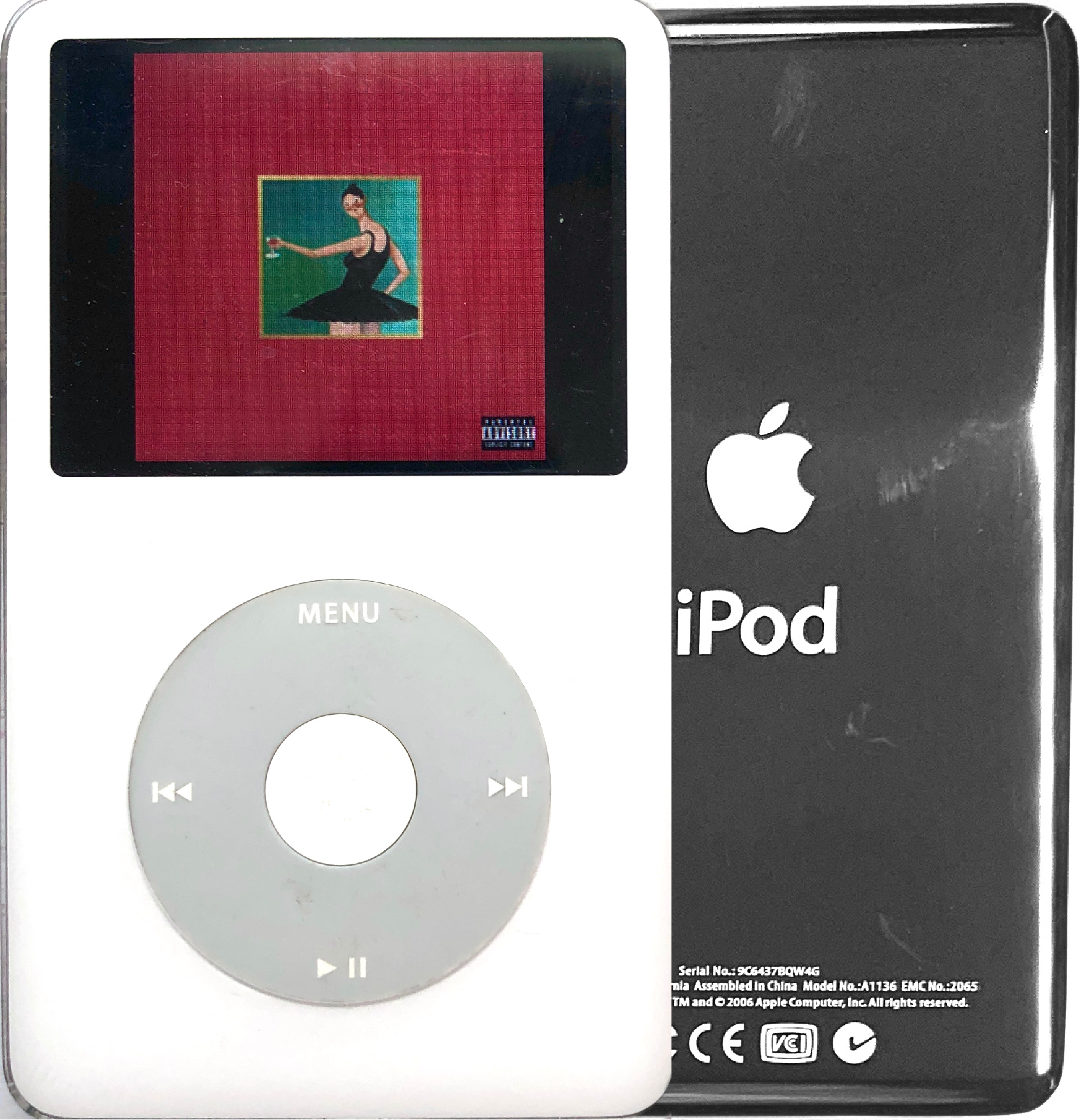 New Apple iPod Video Classic 5th & 5.5 Enhanced White / Grey / White
