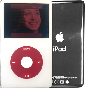 New Apple iPod Video Classic 5th & 5.5 Enhanced White / Red / White