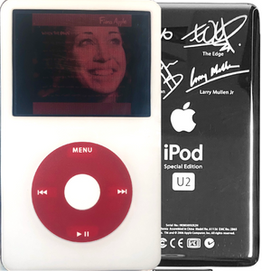 New Apple iPod Video Classic 5th & 5.5 Enhanced White / Red / White (U2 Special Edition Silver)
