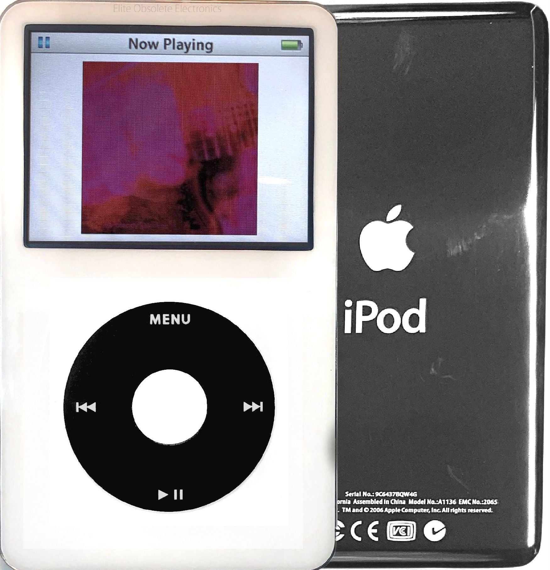 New Apple iPod Video Classic 5th & 5.5 Enhanced White / Black / White