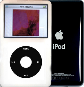 New Apple iPod Video Classic 5th & 5.5 Enhanced White / Black / White (Black)