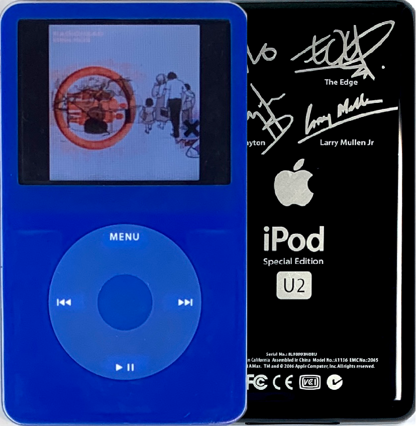 New Apple iPod Video Classic 5th & 5.5 Enhanced Blue / Blue / Blue (U2 Special Edition Black)