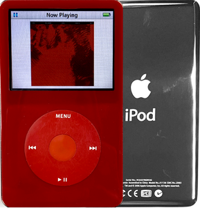 New Apple iPod Video Classic 5th & 5.5 Enhanced Red / Red / Red