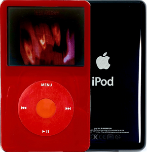 New Apple iPod Video Classic 5th & 5.5 Enhanced Red / Red / Red (Black)
