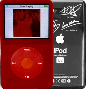 New Apple iPod Video Classic 5th & 5.5 Enhanced Red / Red / Red (U2 Special Edition Silver)
