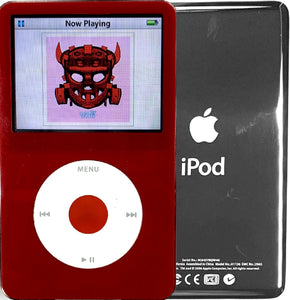 New Apple iPod Video Classic 5th & 5.5 Enhanced Red / White / Red