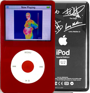 New Apple iPod Video Classic 5th & 5.5 Enhanced Red / White / Red (U2 Special Edition Silver)