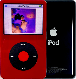 New Apple iPod Video Classic 5th & 5.5 Enhanced Red / Black / Red (Black)