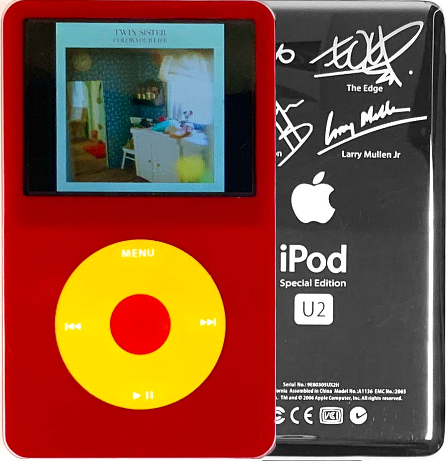 New Apple iPod Video Classic 5th & 5.5 Enhanced Red / Yellow / Red (U2 Special Edition Silver)