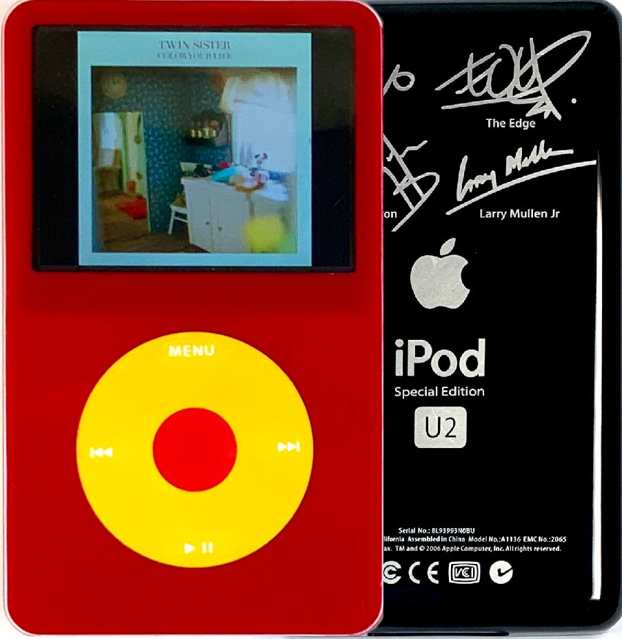New Apple iPod Video Classic 5th & 5.5 Enhanced Red / Yellow / Red (U2 Special Edition Black)