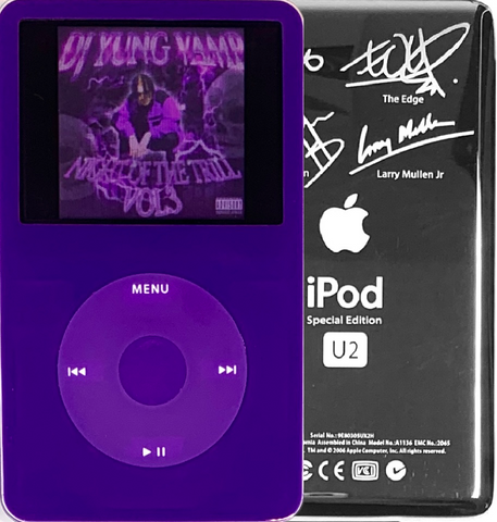 New Apple iPod Video Classic 5th & 5.5 Enhanced Purple / Purple / Purple (U2 Special Edition Silver)
