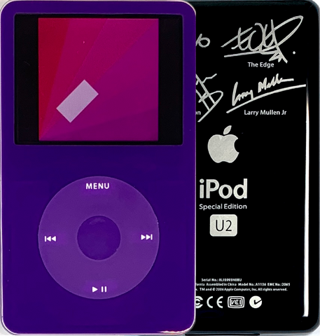 New Apple iPod Video Classic 5th & 5.5 Enhanced Purple / Purple / Purple (U2 Special Edition Black)
