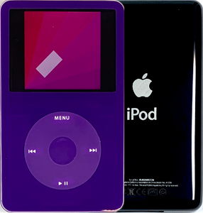 New Apple iPod Video Classic 5th & 5.5 Enhanced Purple / Purple / Purple (Black)