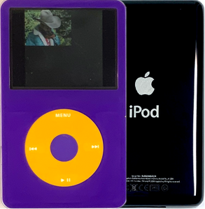 New Apple iPod Video Classic 5th & 5.5 Enhanced Purple / Yellow / Purple (Black)
