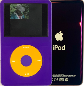 New Apple iPod Video Classic 5th & 5.5 Enhanced Purple / Yellow / Purple (Wine)
