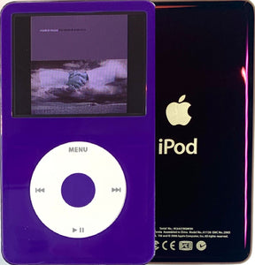 New Apple iPod Video Classic 5th & 5.5 Enhanced Purple / White / Purple (Wine)