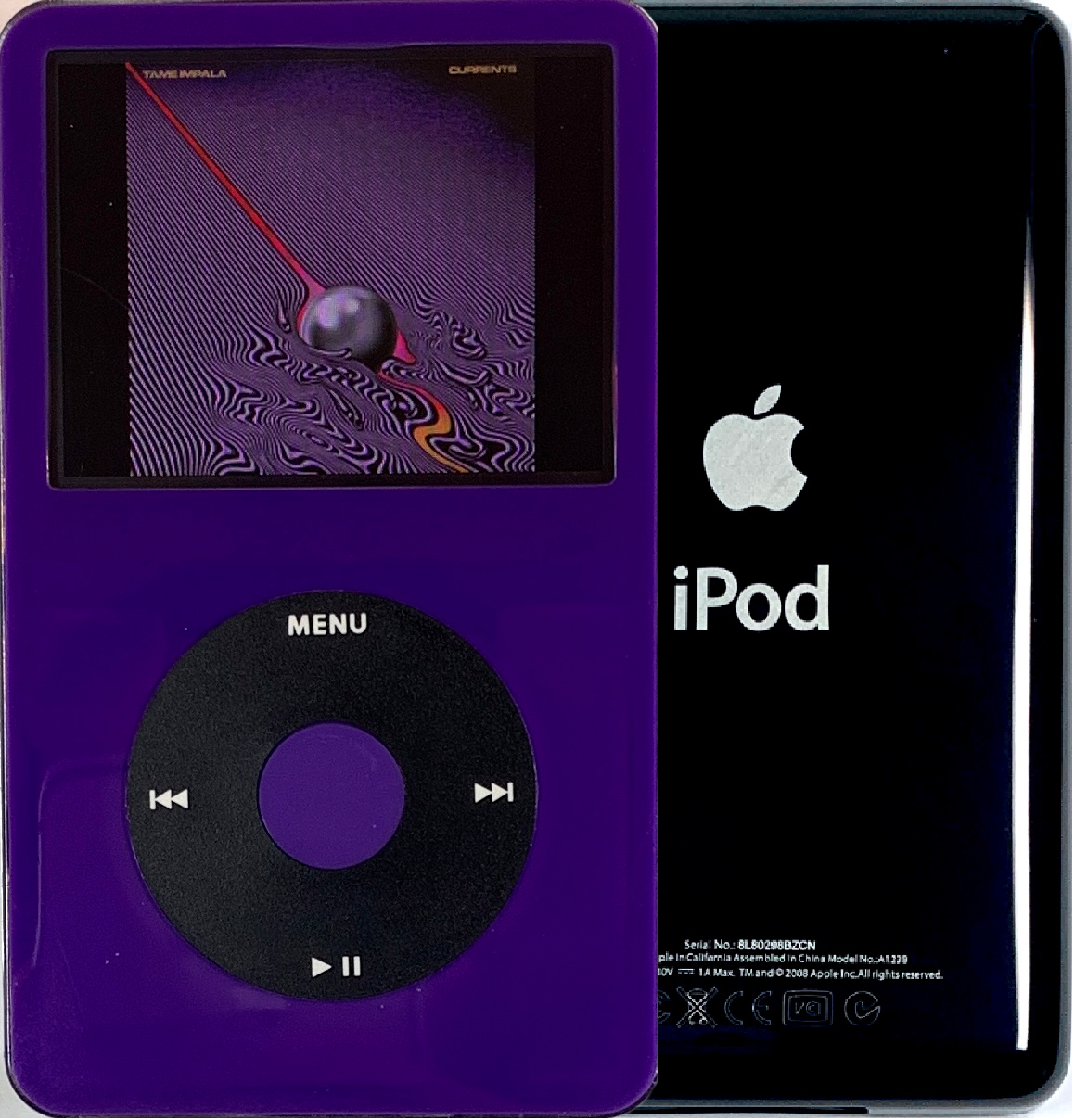 New Apple iPod Video Classic 5th & 5.5 Enhanced Purple / Black / Purple (Black)