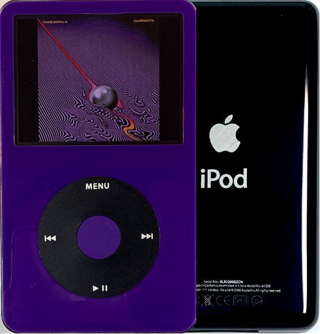 New Apple iPod Video Classic 5th & 5.5 Enhanced Purple / Black / Purple (Black)