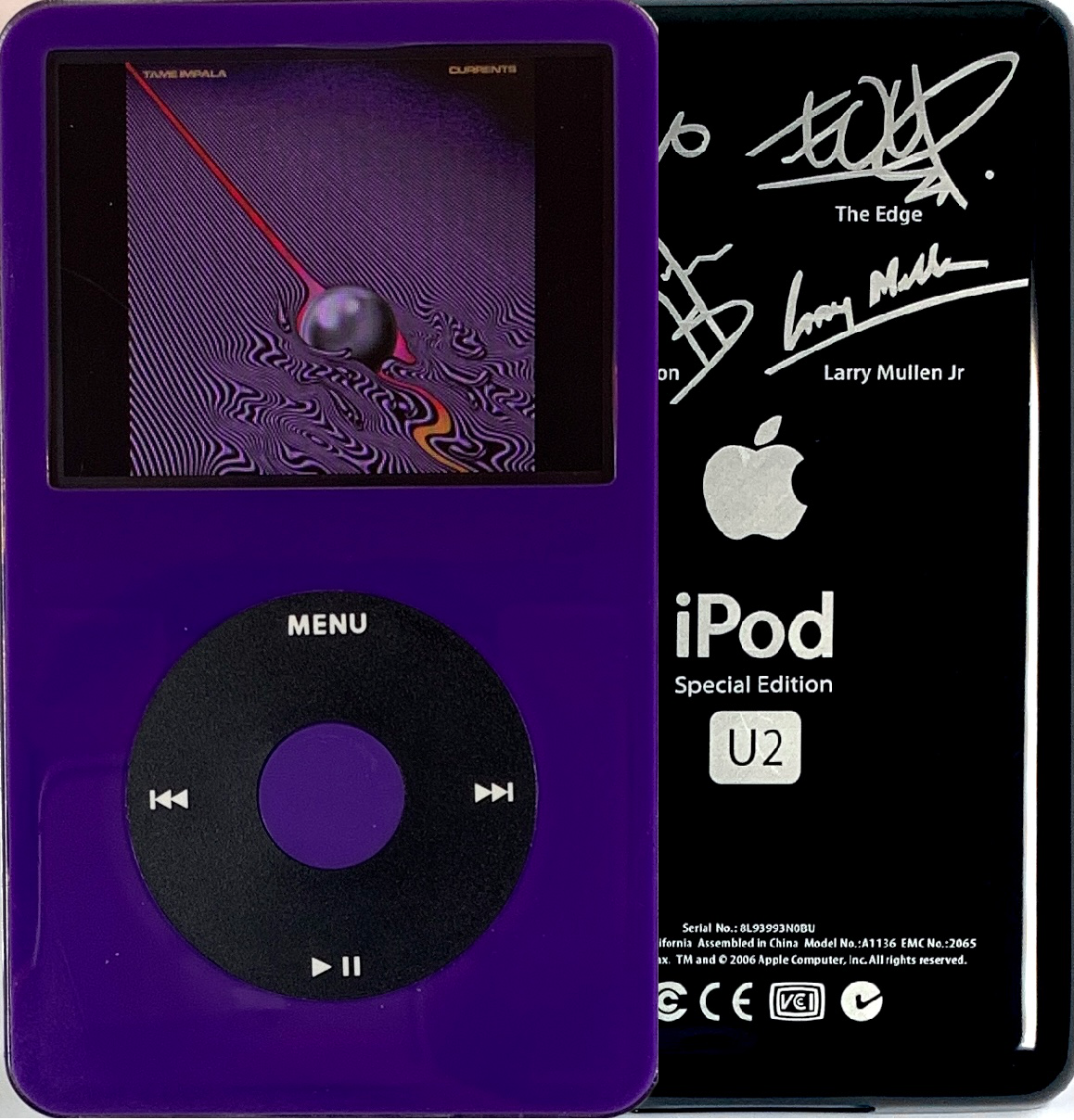 New Apple iPod Video Classic 5th & 5.5 Enhanced Purple / Black / Purple (U2 Special Edition Black)