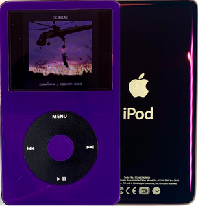 New Apple iPod Video Classic 5th & 5.5 Enhanced Purple / Black / Purple (Wine)