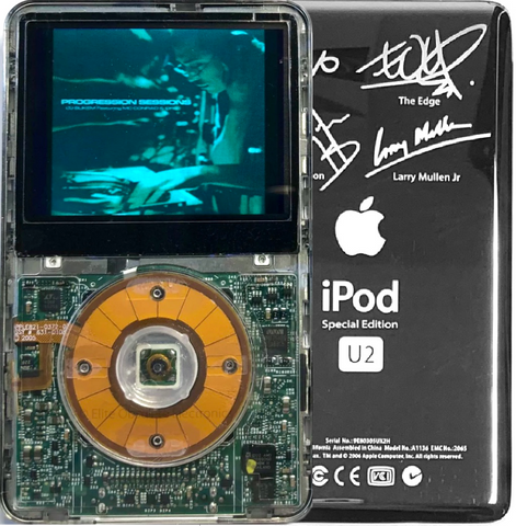 New Apple iPod Video Classic 5th & 5.5 Enhanced Fully Transparent (U2 Special Edition Silver)